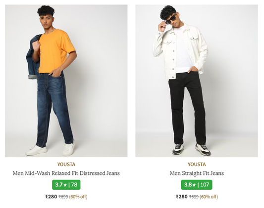 Men's Jeans Starts @₹270