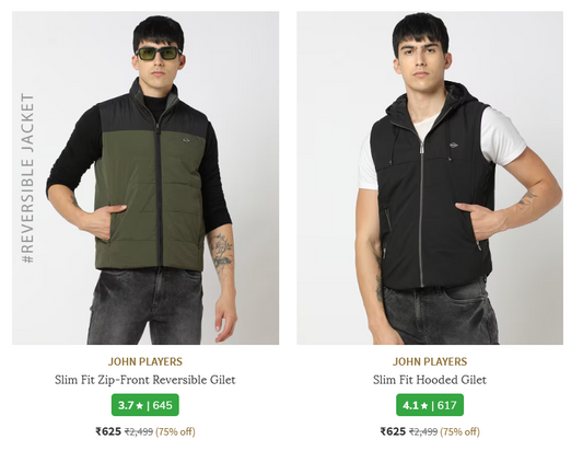 AJIO : Upto 80% Off On John Players Clothing.