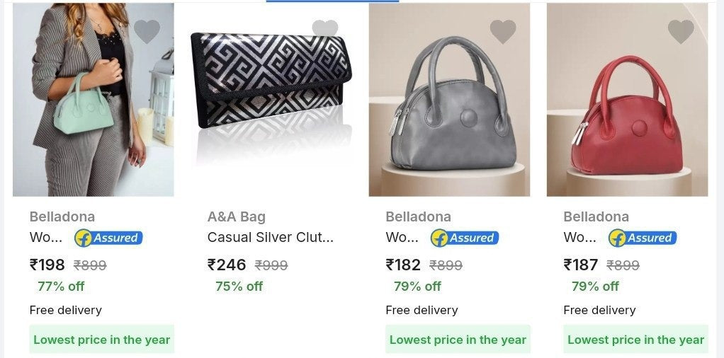 Belladona Women Silver Hand-held Bag At @ 182