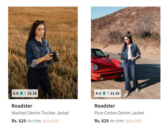 65 % OFF in Roadster Women Jackets🔥🔥