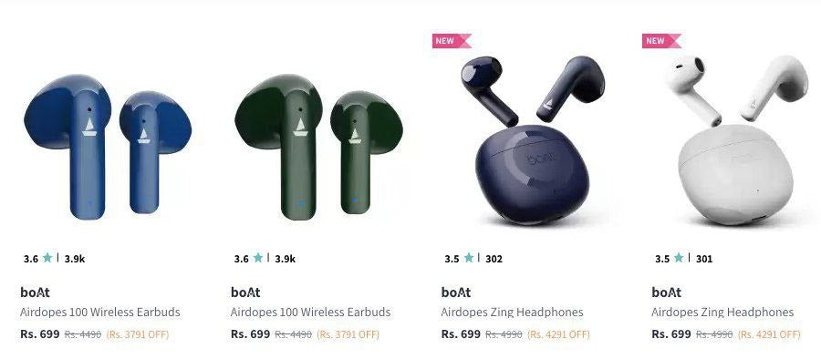 Myntra Loot: Boat Earbuds @699 💥 (01/10/2024)