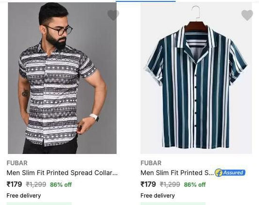 Flipkart : Men's Branded Shirts Starts From Rs.179 🤩🤩